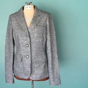 Banana Republic Blazer Gray Wool Blazer